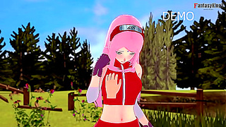 Sakurs Steamy Seduction Unfolds in Forbidden Ninja Ranc