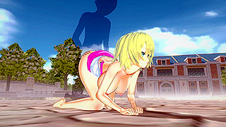 Crazy Anime Action with Virtual Characters Getting Steamy Together