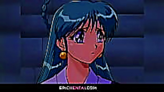 Virgin Mahoko's First Time Wet Pussy Licked by Huge-Tits Guy in Anime XXX Fantasy