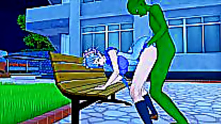 Maid With Big Tits Gives Handjob To Goblin Before Ass Sex